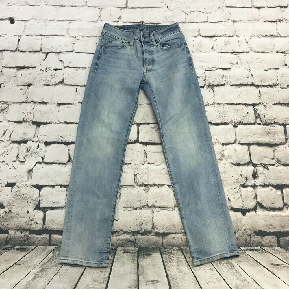American Eagle AEO Men's Jeans Slim Straight Size 26x28 Light Wash